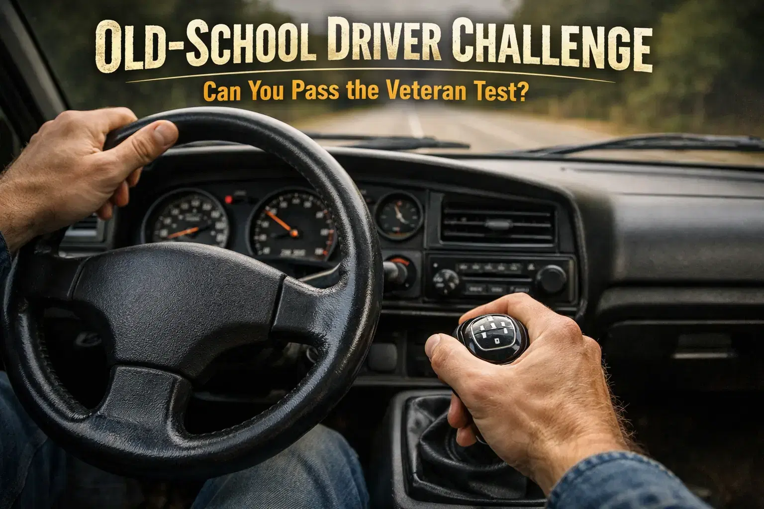 Old-School Driver Challenge: Can You Pass the Veteran Test?